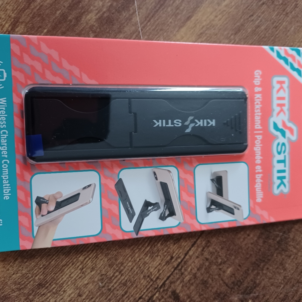 Kikstik grip and stand for any phone